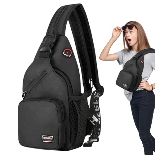 MezoJaoie Kreuz Brusttasche,Sling-Rucksack zum Wandern - Sling Rucksack Umhängetasche für Männer Frauen, Sling Bag Rucksack zum Wandern, Wandern, Radfahren, Reisen, Radfahren MezoJaoie Kreuz Brusttasche,Sling-Rucksack zum Wandern - Sling Rucksack Umhängetasche für Männer Frauen, Sling Bag Rucksack zum Wandern, Wandern, Radfahren, Reisen, Radfahren von MezoJaoie