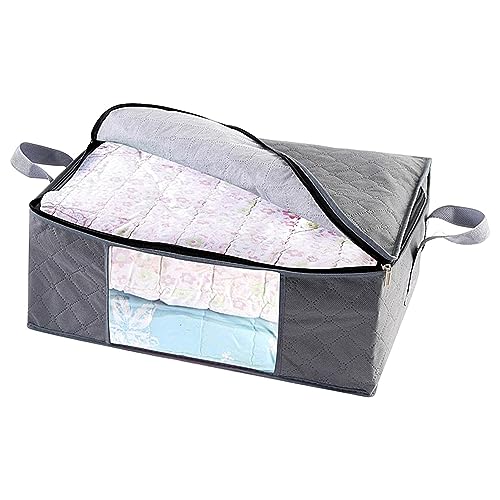 MezoJaoie Schrank-Aufbewahrungstaschen für Kleidung | Vlies-Organizer-Box-Müllbeutel mit Reißverschluss für Decken - Aufbewahrung und Organisation zu Hause für Hemden, Decken, Handtücher, Bettwäsche MezoJaoie Schrank-Aufbewahrungstaschen für Kleidung | Vlies-Organizer-Box-Müllbeutel mit Reißverschluss für Decken - Aufbewahrung und Organisation zu Hause für Hemden, Decken, Handtücher, Bettwäsche von MezoJaoie