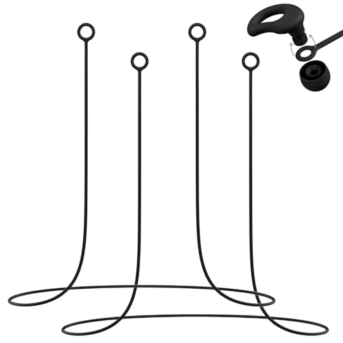 Mezrkuwr 2 Stück Ohrstöpsel-Verbindungskabel, Bluetooth-Headset-Anti-Verlust-Kabel, Silikonkabel, funktioniert mit den meisten Ohrstöpseln mit abnehmbaren Spitzen von Mezrkuwr