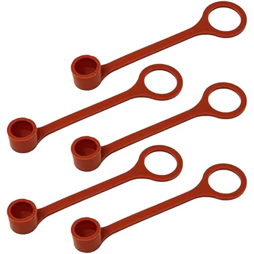 5pcs Gummi-Kappen, hochtemperaturbeständige Gummi-Kappen für industrielle Küchenunterdrückung entlüfteten einen Kapuzensystem, das abblasen von Mgonwl