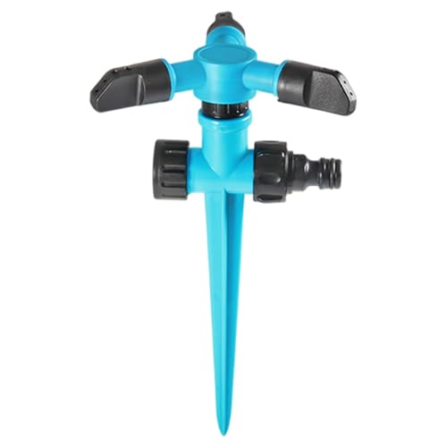 Rotierende Hofsprinkler, 360 ° Automatische rotierende Sprinkler für Garten mit Erdungssteckerbasi von Mgonwl