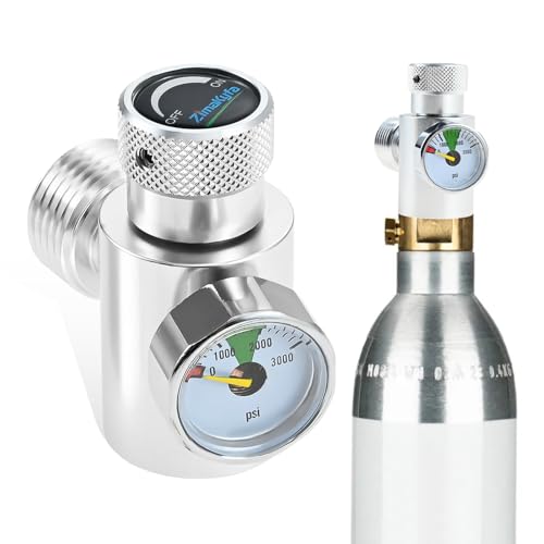 Mgoodoo CO2 Zylinderadapter, Selbst Gemachter Bierfassregler TR21.4 bis W21.8, CO2 Kohlendioxid Tankzubehör für Soda Hersteller Maschine von Mgoodoo