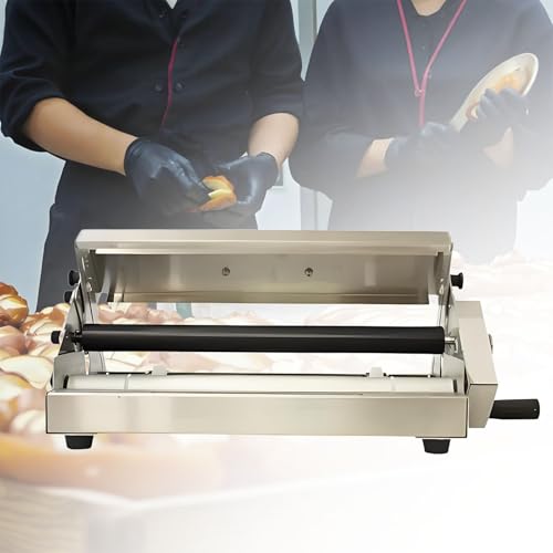 MhWrughts Macchina stenditrice pieghevole per Pasta, sfogliatrice manuale in Acciaio inossidabile, attrezzatura da Forno commerciale pieghevole Con spessore regolabile,RS201 von MhWrughts