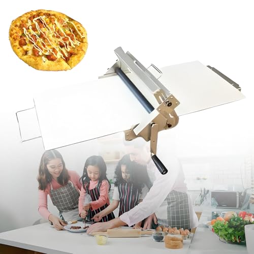 MhWrughts Manueller, Faltbarer Teigausrollautomat, Manueller Teigausrollautomat und Fondantroller, Teiglaminator aus Edelstahl, Einstellbare Dicke, Manueller Nudelblattmacher,RS201 MhWrughts Manueller, Faltbarer Teigausrollautomat, Manueller Teigausrollautomat und Fondantroller, Teiglaminator aus Edelstahl, Einstellbare Dicke, Manueller Nudelblattmacher,RS201 von MhWrughts