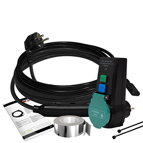 10m Selbstregulierende Heizkabel Set + Fehlerstromschutzschalter Adapter 10m Selbstregulierende Heizkabel Set + Fehlerstromschutzschalter Adapter von Mi-Heat