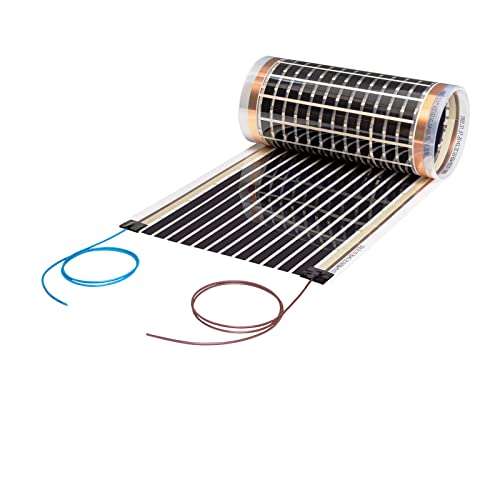 3,5m Mi-Heat Carbon Heizfolie 12V AC/DC 30cm breit 150W/m² - Fußbodenheizung für Wohnwagen, Temperierung von Akkus, Heizung für Terrarium, Brutkasten, Gewächshaus von Mi-Heat