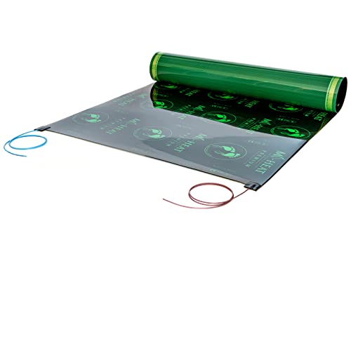 4,0m Mi-Heat Premium Heizfolie 130Watt/m² | 80cm Breit | Heizen mit Strom | schwimmende Montage unter nahe zu allen Obenbelägen von Mi-Heat