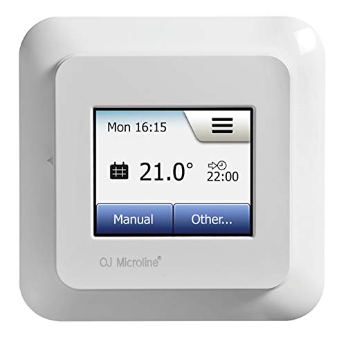 OJ Electronics OWD5 Digital WiFi Touch Thermostat - Unterputz Raumregler Raumthermostat für elektrische oder wassergeführte Fußbodenheizung - per App steuerbar von Mi-Heat