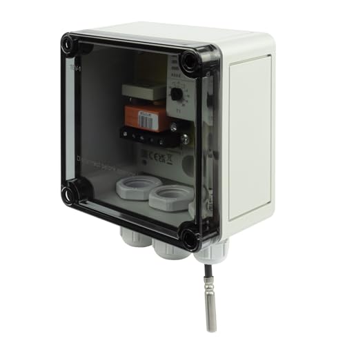 PT350 Aufputz-Thermostat für Außen, Wandthermostat Raumthermostat Raumrelger Grau von Mi-Heat