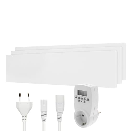 Schimmelbekämpfung, Schimmelstop, Basismodul + 2 Erweiterungen (150 W) + Zeitschaltuhr von Mi-Heat