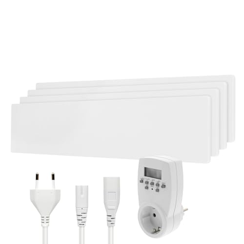 Schimmelbekämpfung, Schimmelstop, Basismodul + 3 Erweiterungen (200 W) + Zeitschaltuhr von Mi-Heat