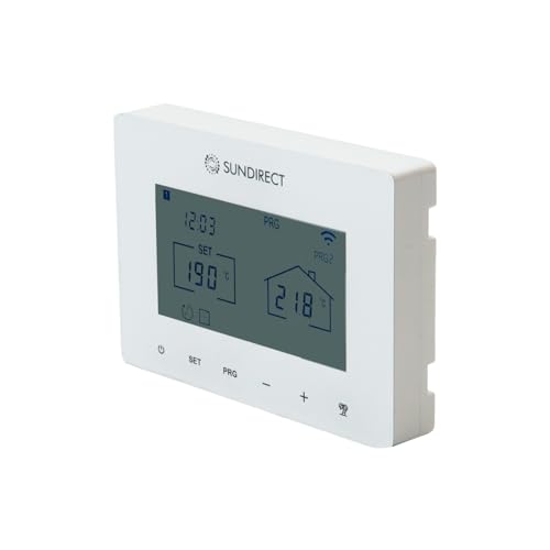 SunDirect Funkthermostat Smart2.0 Pro - WiFi - Smart Thermostatregler Touch Screen APP Steuerung Unterputz Wand-Thermostat SunDirect Funkthermostat Smart2.0 Pro - WiFi - Smart Thermostatregler Touch Screen APP Steuerung Unterputz Wand-Thermostat von Mi-Heat