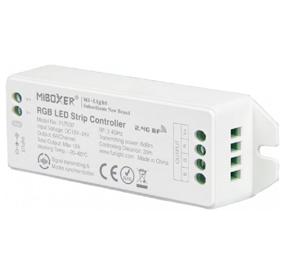 Mi Light LED-Streifen Miboxer 2,4 GHz RGB LED-Streifenregler DC12V / 24V Ausgang von Mi Light