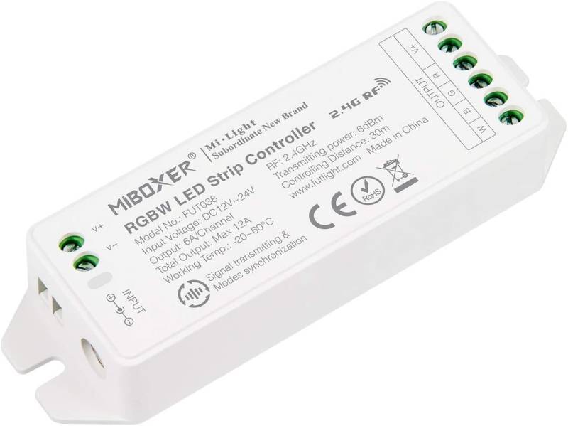 Mi Light LED-Streifen Miboxer 2,4 GHz RGBW RGB + weißer LED-Streifenregler von Mi Light