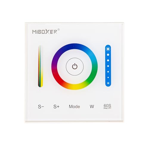 Miboxer Milight Controller MiLight TOUCH Wand Controller P3 für RGB+ CCT 12-24V bis 5A für LED Produkte von Mi Light