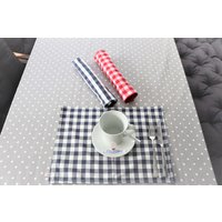 Tischset "Kariert Landhaus" 43x31, Doppelseitige, Doppellagig, Baumwolle 100%, 2Er Set, Platzset Platzdeckchen Wendbar von MiEstiloVonWendy