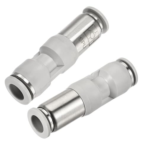 MiJunHD 2 Stück Pneumatisches Einweg Rückschlagventil, 8mm Innendurchm, Gerades SPU Check Valve Schnellkupplung für Vakuum Luftkompressor Pumpe MiJunHD 2 Stück Pneumatisches Einweg Rückschlagventil, 8mm Innendurchm, Gerades SPU Check Valve Schnellkupplung für Vakuum Luftkompressor Pumpe von MiJunHD