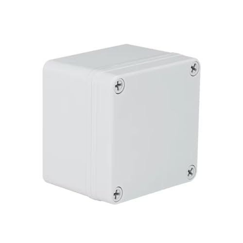 MiJunHD Anschlussdose 100x100x75 mm ABS Kunststoff Projekt Box, IP67 Wasserdichtes Abzweigdose Staubdichtes Elektrisches Verteilerkasten DIY Elektronische Gehäuse (1 Stück) von MiJunHD