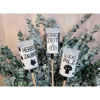 Geschenkidee | Gartenfackeln Herbst | Gf001 von MiKu4u