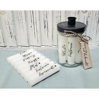 Geschenkidee | Kerzen Kerzenhalterglas Mutmacher Nimm Dir Was Du Brauchst | Kgh048 von MiKu4u
