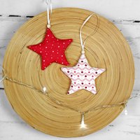 2Er Set Sterne Zum Aufhängen ~ Weihnachtsdekoration | Tannenbaumschmuck von MiMaKaefer