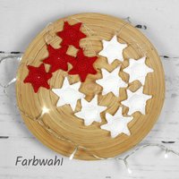 4Er Oder 7Er Set Gehäkelte Sterne Zum Aufhängen ~ Weihnachtsdekoration | Tannenbaumschmuck von MiMaKaefer