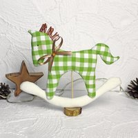 Deko Schaukelpferd Aus Stoff ~ Weihnachtsdekoration von MiMaKaefer