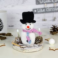 Gehäkelter Deko Schneemann ~ Weihnachtsdekoration | Winterdeko von MiMaKaefer