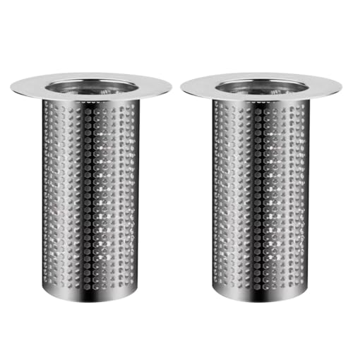 Abflusssieb Dusche, 2 Stück Haarsieb Edelstahl, Dusche Abfluss Haare Abflussfilter Waschbecken Siebeinsatz Sieb für Balkon Küchen Badezimmer Abflussfilter Abflusssieb Dusche, 2 Stück Haarsieb Edelstahl, Dusche Abfluss Haare Abflussfilter Waschbecken Siebeinsatz Sieb für Balkon Küchen Badezimmer Abflussfilter von MiOYOOW