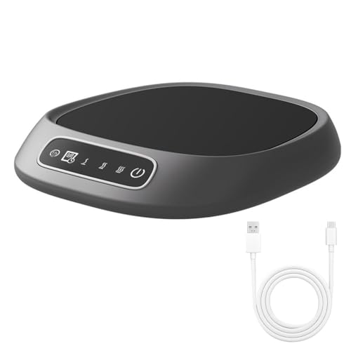 Kaffeetassenwärmer, USB-Heizuntersetzer, 3 Temperatureinstellungen, Intelligenter Tassenwärmer mit Rutschfester Matte für Kaffee, Tee, Getränke und Milch Kaffeetassenwärmer, USB-Heizuntersetzer, 3 Temperatureinstellungen, Intelligenter Tassenwärmer mit Rutschfester Matte für Kaffee, Tee, Getränke und Milch von MiOYOOW