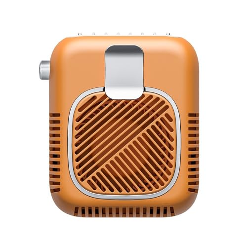 MiOYOOW Mini Taillenventilator, 10000 MAh Batteriebetriebener USB Ventilator Tragbarer Kühlventilator mit Geringem Geräuschpegel für Den Sommer Im Freien von MiOYOOW