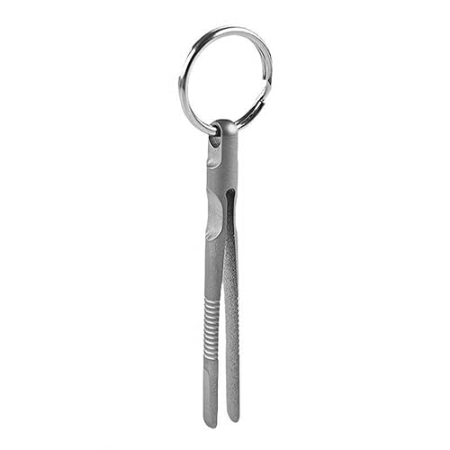 Titan Pinzette,Mini Survival Pinzette Tragbar Rutschfest Campingplatz Pinzette für Camping Abenteuer Wandern Täglicher Gebrauch Titan Pinzette,Mini Survival Pinzette Tragbar Rutschfest Campingplatz Pinzette für Camping Abenteuer Wandern Täglicher Gebrauch von MiOYOOW