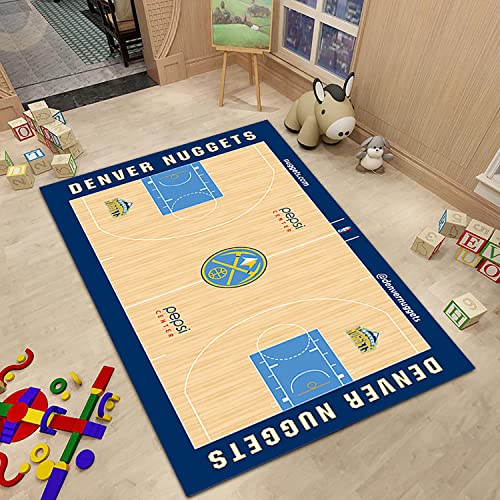 MiZuh Kreativer Teppich - Wesentlicher Teppich for NBA Basketball-Enthusiasten, Teppich NBA Basketball Teppich Wohnzimmer Sofa Couchtisch Schlafzimmer Schlafzimmer von MiZuh
