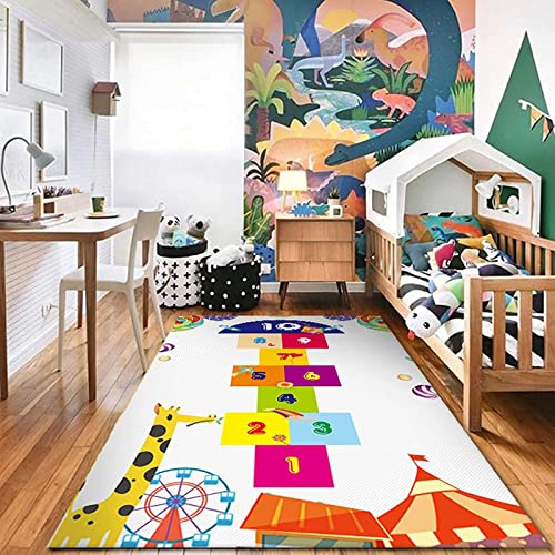 Spiel-Teppiche, Kinder Spielen Bereich Matte Baby Kinderzimmer Pädagogische Teppiche, Weiche Dauerhafte Boden Teppich Für Schlafzimmer, Spielzimmer Kinderzimmer von MiZuh