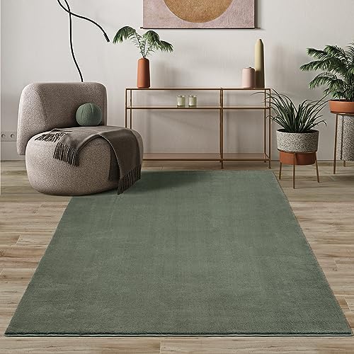 Paco Home Mias Teppiche Theo - moderner Kurzflor mit Hoch-Tief-Effekt, 3D Effekt, hohe Flordichte, weich, Abstraktes Design, Creme, 200 x 290 cm von Mias Teppiche