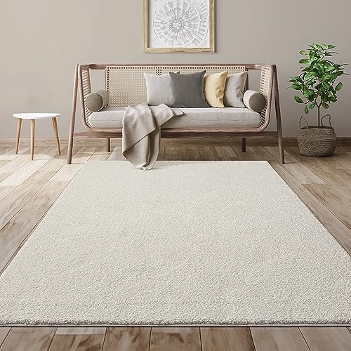 Mia's Teppiche Giant Moderner Flauschiger Dichter Kurzflor Wohnzimmer Teppich, Supersoft Feeling, Melange Effekt, Eleganter Glanz Mia's Teppiche Giant Moderner Flauschiger Dichter Kurzflor Wohnzimmer Teppich, Supersoft Feeling, Melange Effekt, Eleganter Glanz von Mias Teppiche
