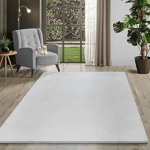 Mia´s Teppiche Magnifico Kuscheliger Hochflor Langflor Wohnzimmer Fellteppich, Super Soft, Kunstfell, Flauschig von Mia's Teppiche