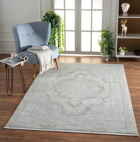 Mia´s Teppiche Sophia Wohnzimmer Grau/Oriental 80x150 cm Kurzfloor, 24054 95-Grey 080x150 von Mias Teppiche