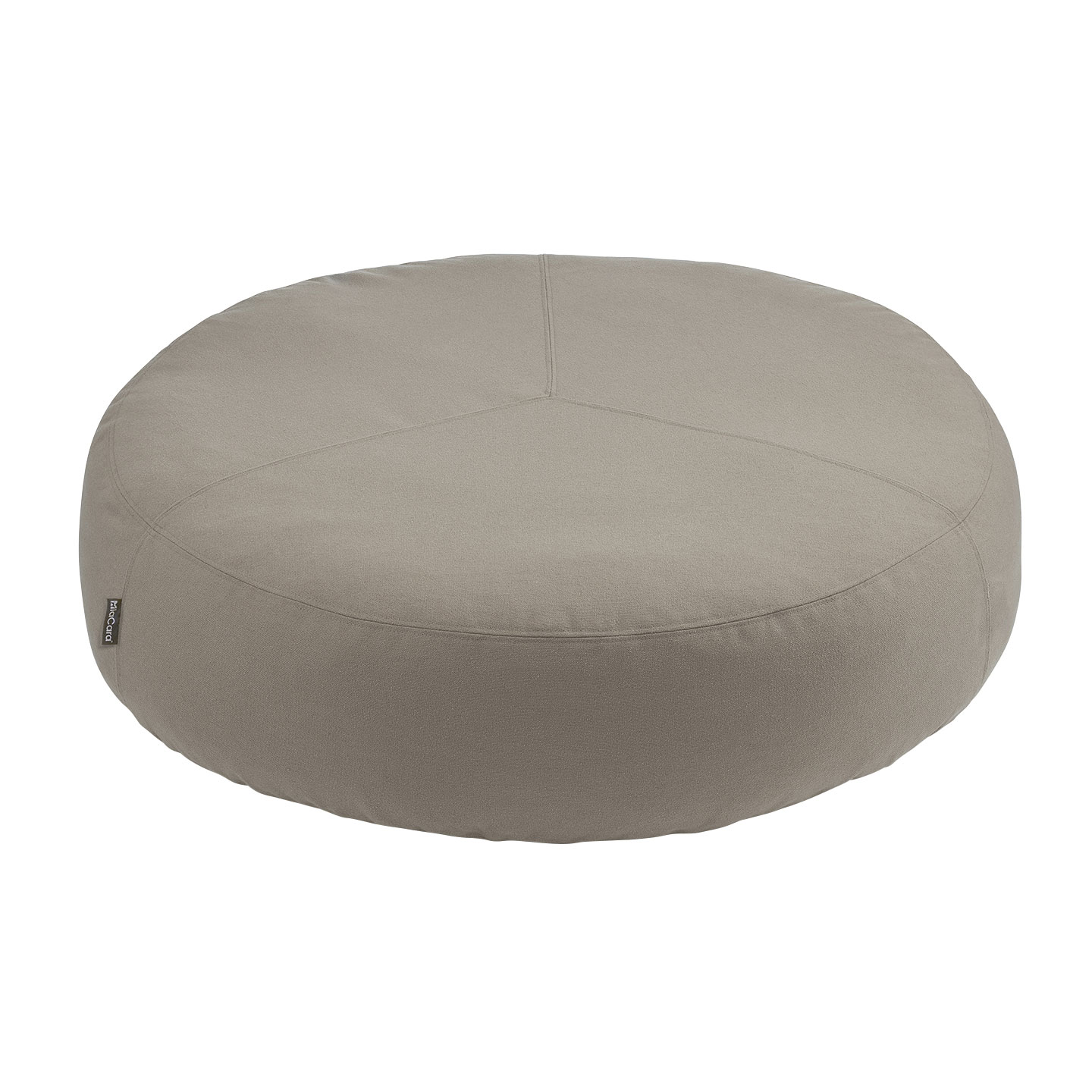 MiaCara - Stella Hunde-Pouf ML - taupe/Bezug Trevira CS 100% Polyester/Füllung 100% Polyurethan/H x Ø 23x90cm von MiaCara