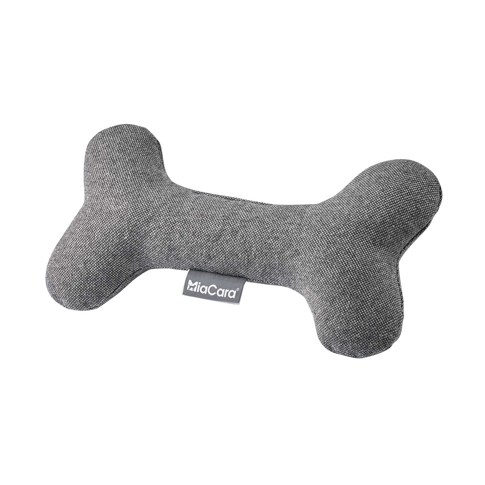 MiaCara - Stella Hundespielzeug Knochen - mocca meliert/Stoff Trevira CS 100% Polyester/LxBxH 27x13x5cm von MiaCara