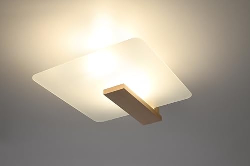 MiaLux Berta Elegante LED Deckenleuchte aus Holz - Deckenleuchten Lampe für Innen - Deckenleuchte Wohnzimmer E27-Fassung 2x15W LED – Glühbirne Enthalten – 40x14x47.5 cm MiaLux Berta Elegante LED Deckenleuchte aus Holz - Deckenleuchten Lampe für Innen - Deckenleuchte Wohnzimmer E27-Fassung 2x15W LED – Glühbirne Enthalten – 40x14x47.5 cm von MiaLux