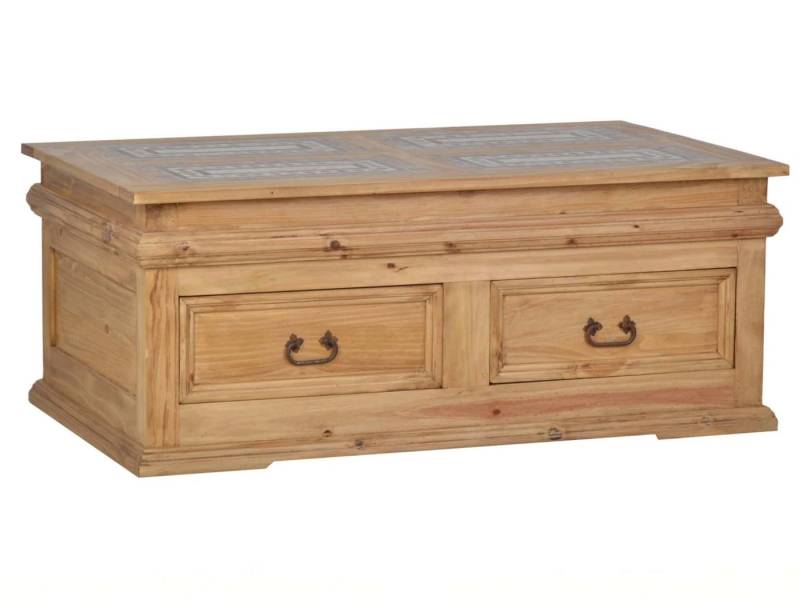 MiaMöbel Couchtisch Mexico, aus massivem Pinienholz Honig von MiaMöbel