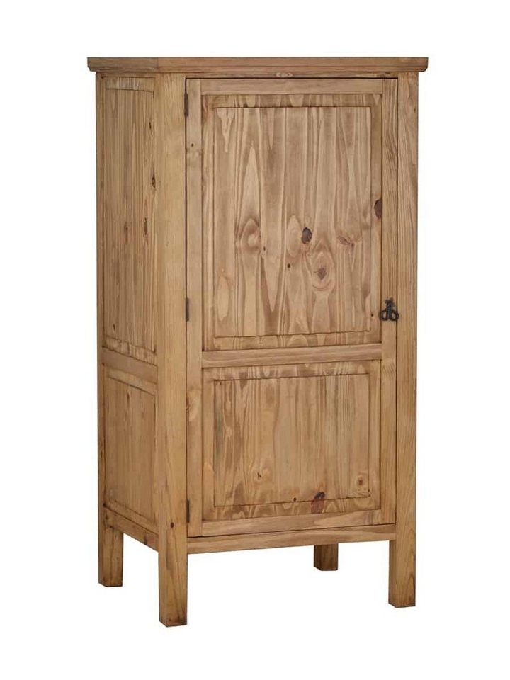 MiaMöbel Hochschrank Mexico aus massivem Pinienholz Honig von MiaMöbel