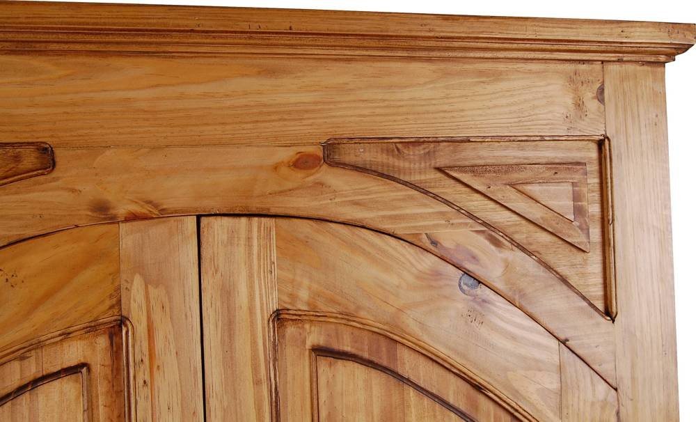 MiaMöbel Kleiderschrank Mexico aus massivem Pinienholz Honig MiaMöbel Kleiderschrank Mexico aus massivem Pinienholz Honig von MiaMöbel