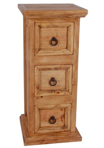 MiaMöbel Kommode Mexico Möbel 32x72x31 cm Landhausstil Massivholz Pinie Honig MiaMöbel Kommode Mexico Möbel 32x72x31 cm Landhausstil Massivholz Pinie Honig von MiaMöbel