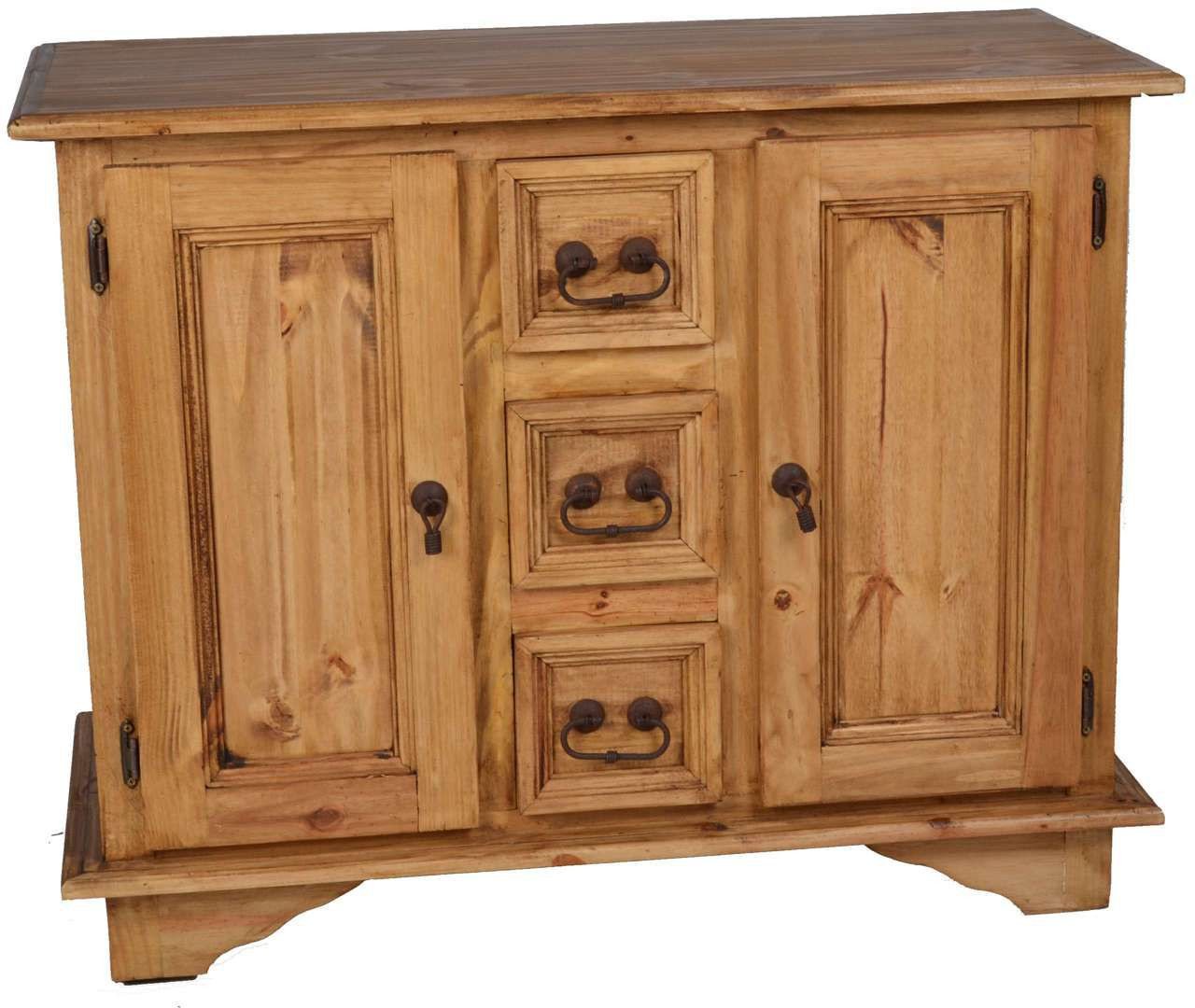 MiaMöbel Sideboard Mexico, aus massivem Pinienholz Honig MiaMöbel Sideboard Mexico, aus massivem Pinienholz Honig von MiaMöbel