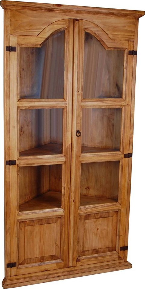 MiaMöbel Vitrine Mexico aus massivem Pinienholz Honig MiaMöbel Vitrine Mexico aus massivem Pinienholz Honig von MiaMöbel