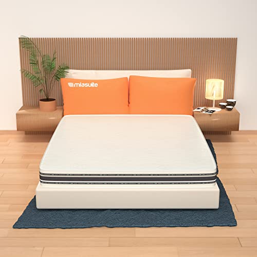miasuite i sogni italiani miasuite i sogni italiani Höchste Matratze Ehe 160X200, Hoch 22 cm Orthopädisch mit Gerät Arzt, Erinnerung Schaum Gibt 2 cm, a 9 Zone e Platte in Wasserschaum 18 cm, Weiß von miasuite i sogni italiani