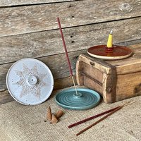 Räucherstäbchenhalter/Handmade Weihrauchbrenner/Weihrauchbrenner/Weihrauchkegelhalter/ Räucherstäbchenhalter/Räucherstäbchenbrenner von MiaZoiCeramics