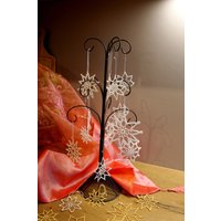 19 Häkelsterne, Zarte Handarbeit, Gehäkelter Tannenbaumschmuck, Fensterschmuck 19 Häkelsterne, Zarte Handarbeit, Gehäkelter Tannenbaumschmuck, Fensterschmuck von MiabellaImPott